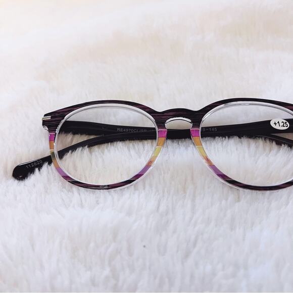 Zoe Brown Multi-Color Round Reader Glasses - Picture 2 of 11
